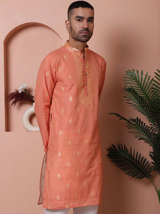 Men's Foil Printed Kurtas