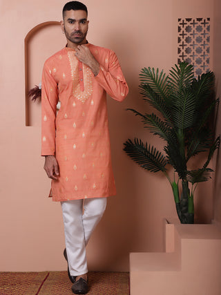 Men's Foil Printed Kurtas