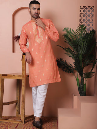 Men's Foil Printed Kurtas