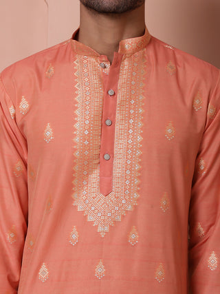 Men's Foil Printed Kurtas