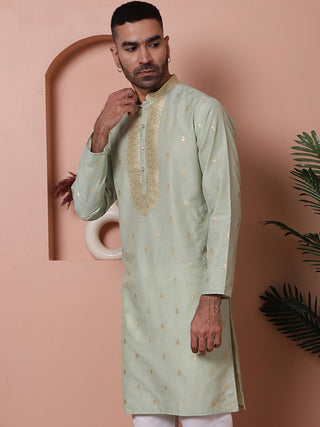 Men's Foil Printed Kurtas