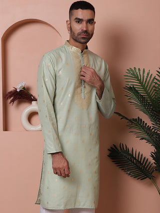 Men's Foil Printed Kurtas