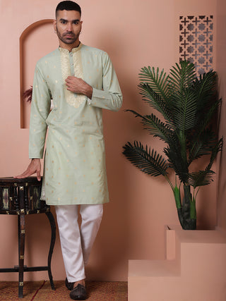 Men's Foil Printed Kurtas