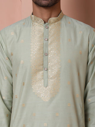 Men's Foil Printed Kurtas