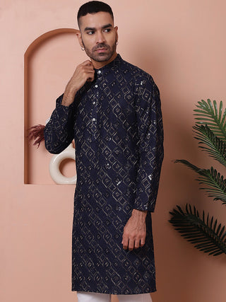 Men's Sequins and Embroidered Kurtas