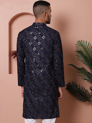 Men's Sequins and Embroidered Kurtas