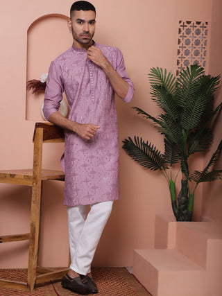 Men's Embroidered and Sequins Kurtas