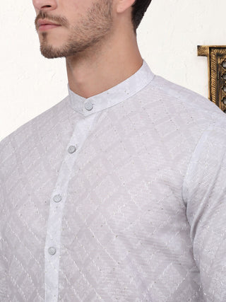 Men's Ombre Pure Cotton Straight Kurta