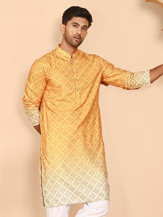 Ombre Printed Kurtas For Men