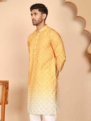 Ombre Printed Kurtas For Men