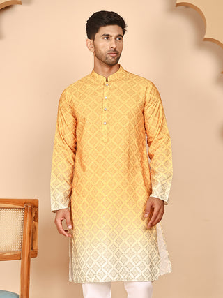 Ombre Printed Kurtas For Men
