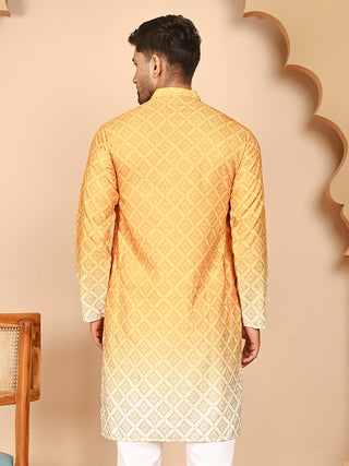 Ombre Printed Kurtas For Men