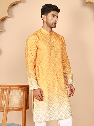 Ombre Printed Kurtas For Men
