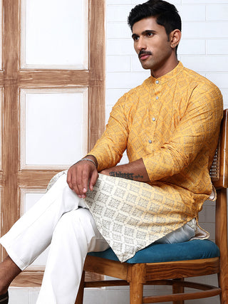 Ombre Printed Kurta For Men