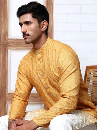 Ombre Printed Kurta For Men