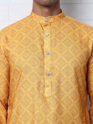 Ombre Printed Kurta For Men