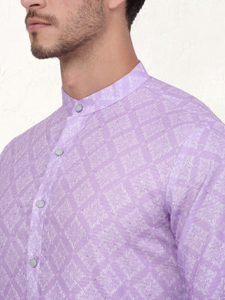 Men's Ombre Pure Cotton Straight Kurta