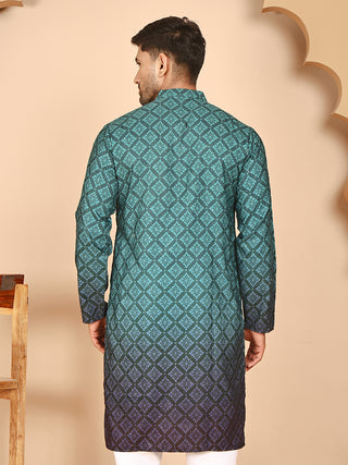 Ombre Printed Kurtas For Men
