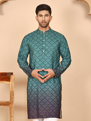Ombre Printed Kurtas For Men
