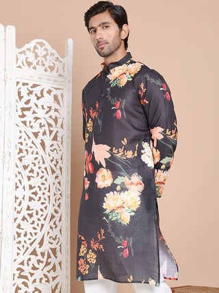 Men's Printed Pure Cotton Kurtas