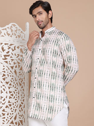 Printed Front Open Kurtas