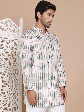 Printed Front Open Kurtas