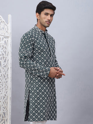 Embroidered & Sequins Kurtas for Men.