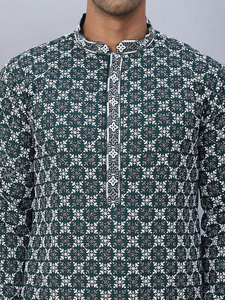 Embroidered & Sequins Kurtas for Men.