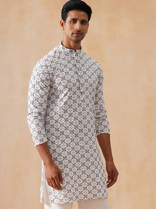 Embroidered Kurtas for Men