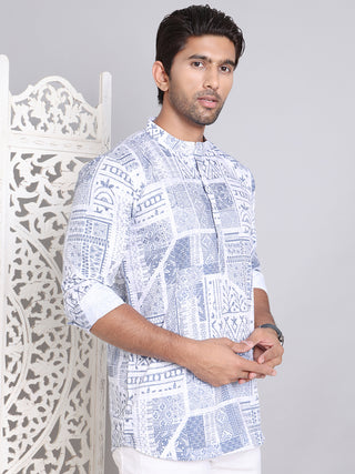 Geometric Printed Short Kurta