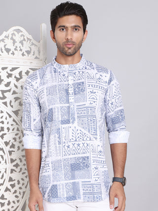 Geometric Printed Short Kurta