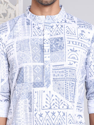 Geometric Printed Short Kurta