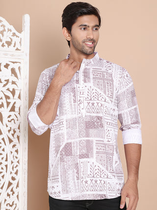 Geometric Printed Short Kurta