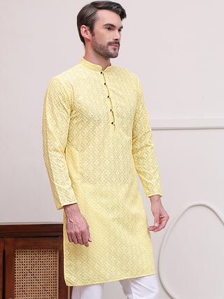 Embroidered Cotton Kurtas