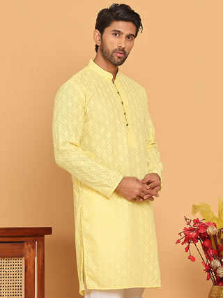 Embroidered Cotton Kurtas for Men