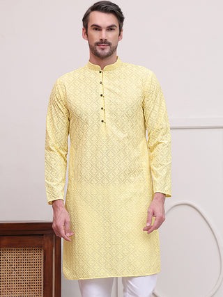 Embroidered Cotton Kurtas