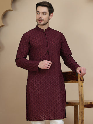 Embroidered Cotton Kurtas