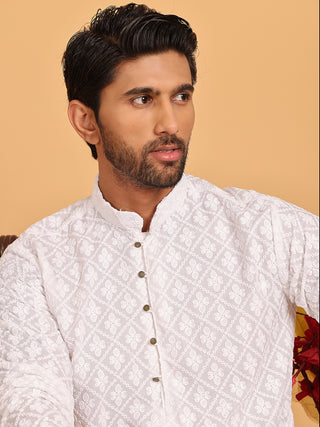 Embroidered Cotton Kurtas for Men