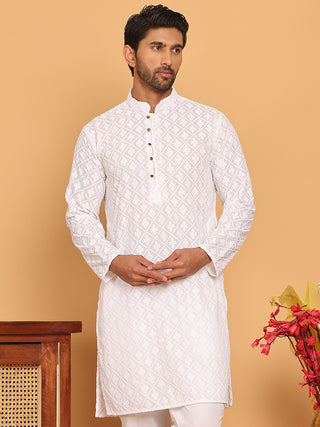 Embroidered Cotton Kurtas for Men