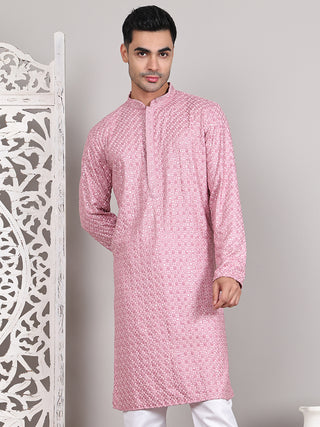 Viscose Sequins and Embroidered Kurtas for Men