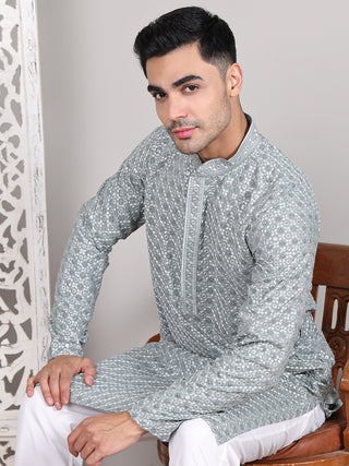 Viscose Sequins and Embroidered Kurtas for Men