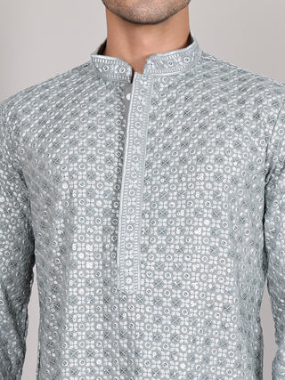 Viscose Sequins and Embroidered Kurtas for Men