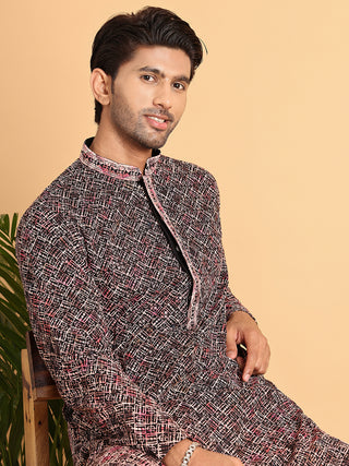 Embroidered Viscose Kurtas For Men