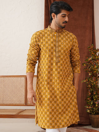 Embroidered Kurtas For Men