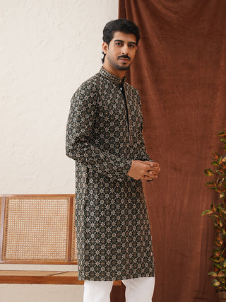 Embroidered Kurtas For Men