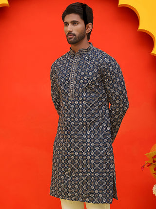 Embroidered Kurtas  For Men