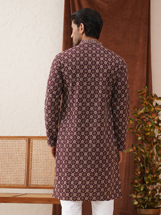 Embroidered Kurtas For Men