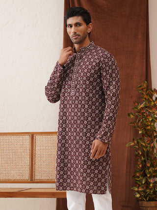 Embroidered Kurtas For Men