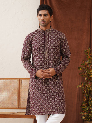 Embroidered Kurtas For Men