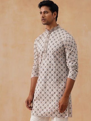 Embroidered Kurta For Men